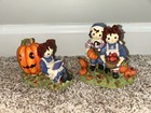 Enesco Raggedy Ann & Andy - Get Into The Halloween Spirit & Harvest Friendship 