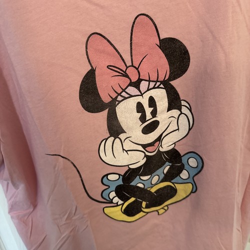 Disney Tshirt XL Pink Minnie Mouse Short Sleeve Tee - 第 3/5 張圖片