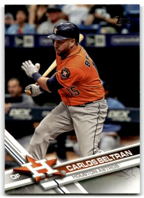 2017 TOPPS UPDATE CARLOS BELTRAN HOUSTON ASTROS #US120