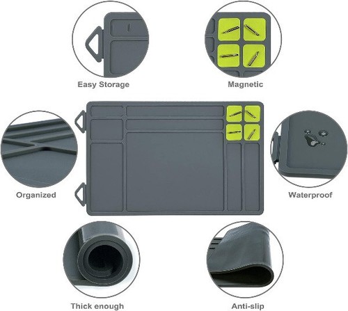 Gun Cleaning Mat Pad Rubber Repair 15.9" x 9.8" for Pistol Handgun tool kit - Picture 12 of 32