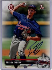 Freddy Tarnok 2017 Bowman #BD-144 5x7 # 5/49 Signed Auto Autograph Beckett Cert.