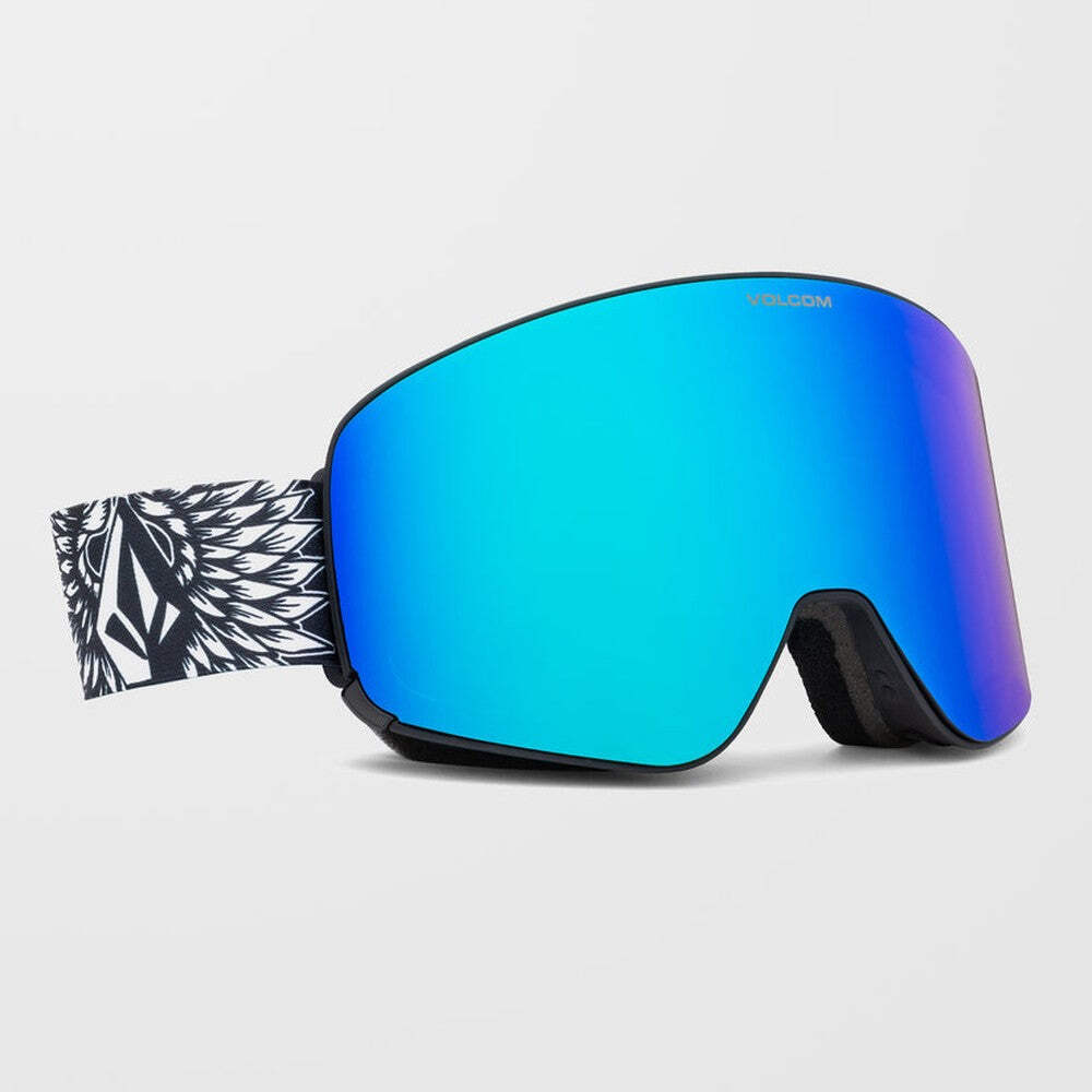スキー・スノーボードアクセサリー Volcom odyssey jamie lynn blue chrome Volcom Odyssey Jamie Lynn Goggle Blue Chrome (+Bonus Lens