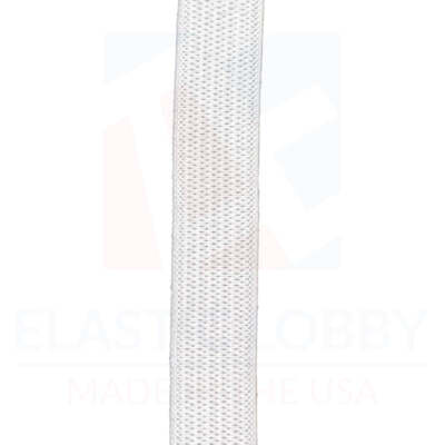 1/2'' (13mm) Heavy White Knitted Elastic - US Made