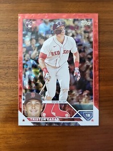 2023 Topps Series 1 TRISTON CASAS Rookie Red Foil 103/199 Parallel RC #92