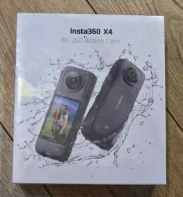 Insta360 X4 - 8K Waterproof 360 Action Camera - Black - SEALED