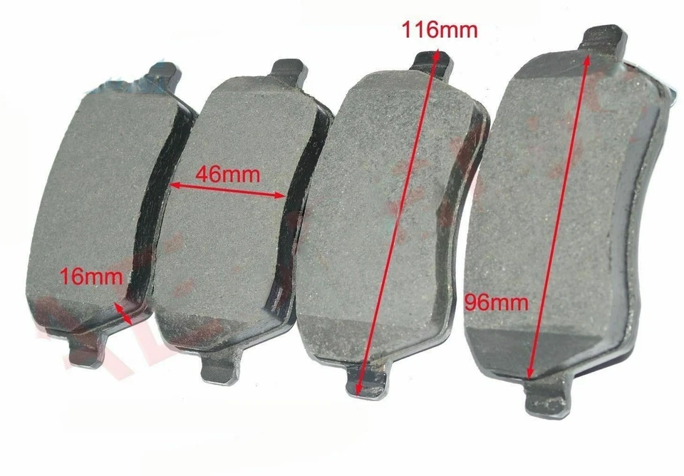 Pastillas de freno delanteras para Micra Sunny Renault Duster Dacia Pulse Foto 2 de 4