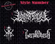 LORNA SHORE Custom Decal Vinyl Stickers