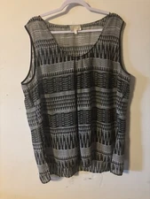  Collective Concepts Sheer Top Size 3x