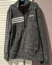 Adidas - Sweatshirt - Gray - Boys - M 10/12 