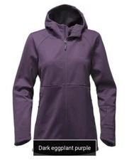 North Face - Women's Apex Risor Hoodie Softshell Jacket S/P Dark Eggplant Purple