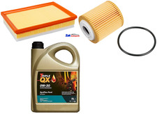 For Citroen C4 Spacetourer 1.5 BlueHDi 18-22 Oil Air Filter & 5L Oil For Service