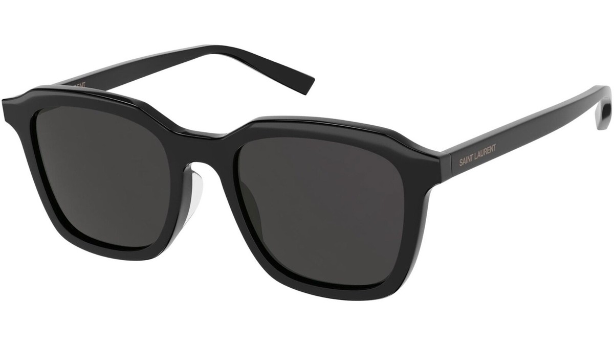 New YSL Yves Saint Laurent SL 457 001 Black 53-20-145 Gray