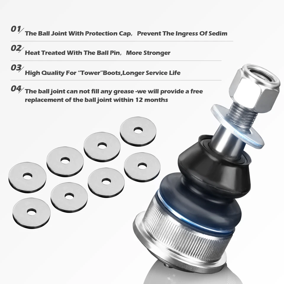 05-22 KIT ESPACIADORES NIVELADORES ELEVACIÓN DELANTERA TOYOTA TACOMA 3" CON BRAZOS DE CONTROL SUPERIORES Foto 3 de 4