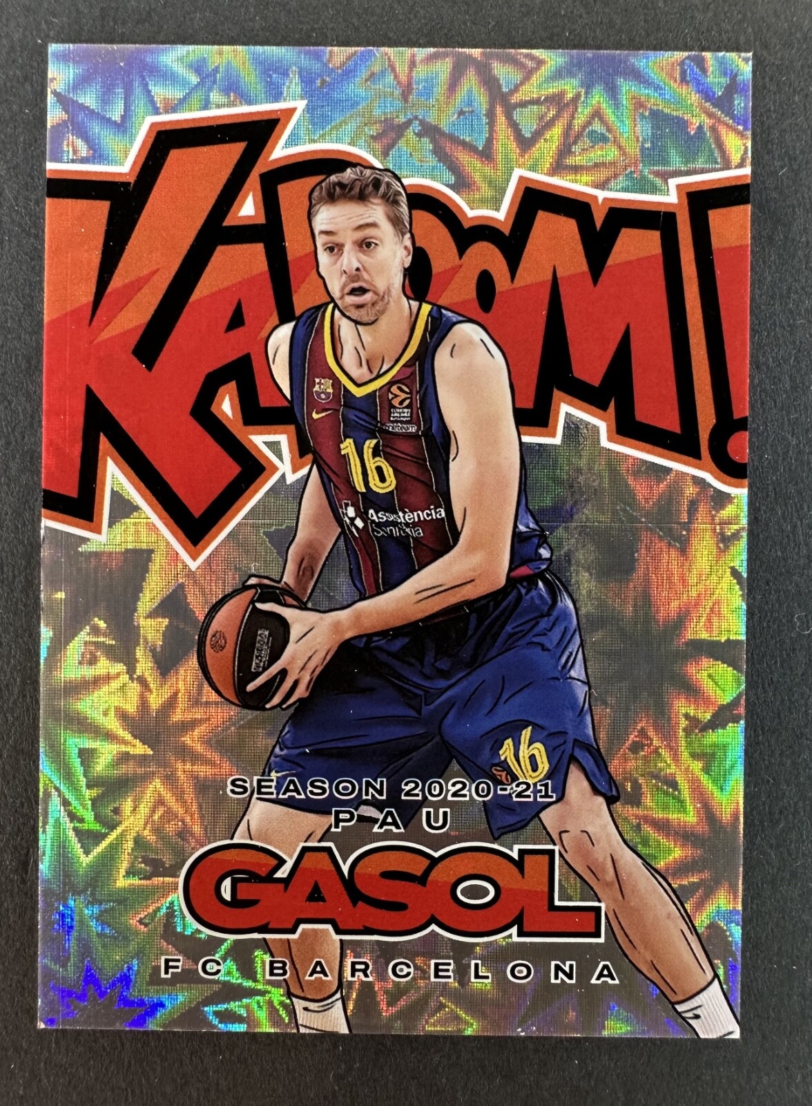 2023 PANINI CROWN ROYALE TURKISH AIRLINES EUROLEAGUE PAU GASOL KABOOM! SSP