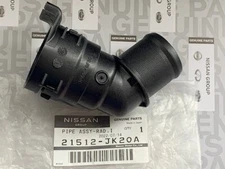 NEW OEM NISSAN 370Z INFINITI G37 Upper Radiator Hose Inlet Connector 21512-JK20A