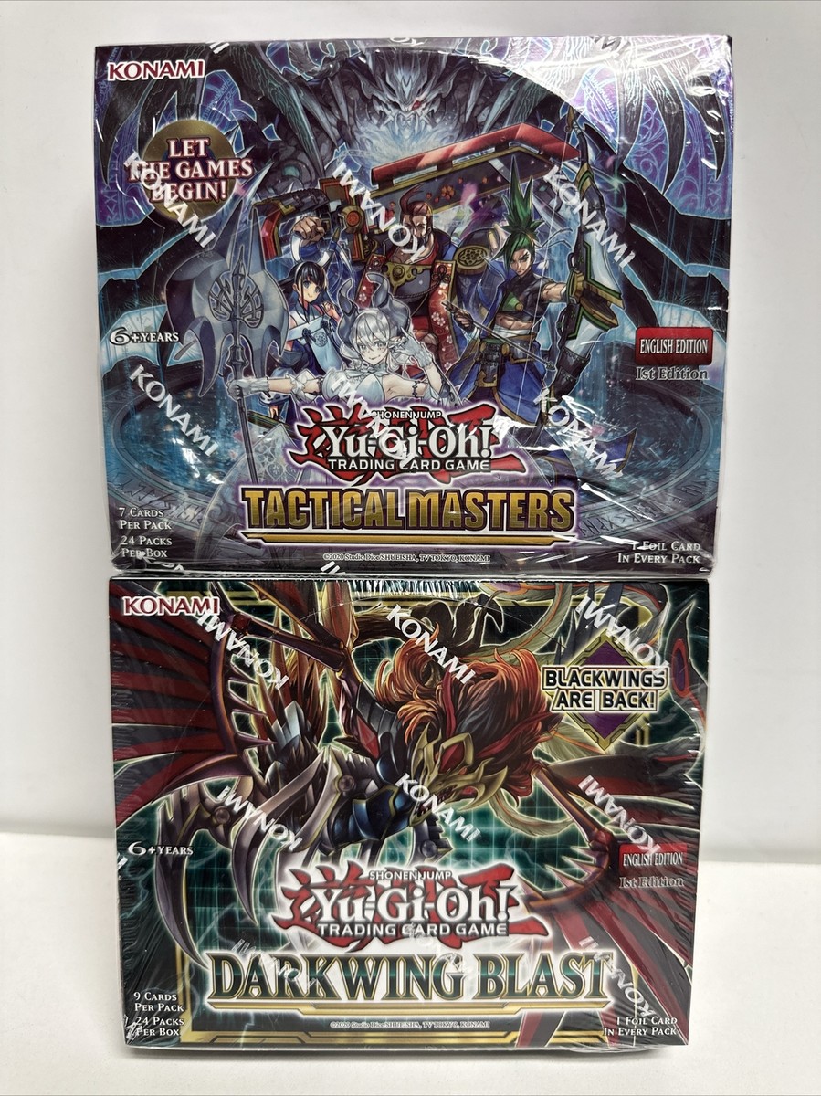 dark wing blast booster box Yu-Gi-Oh! Booster Box Lot of 2