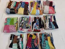 25 Pc Lot Patchwork Harem Pants, Boho Hippie Harem Pants, Wide Leg Bohemian Pant