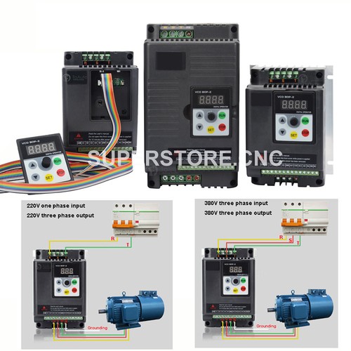 VFD Inverter 3phase 370-440V Variable Frequency Driver 500HZ Controller CNC - Picture 2 of 17