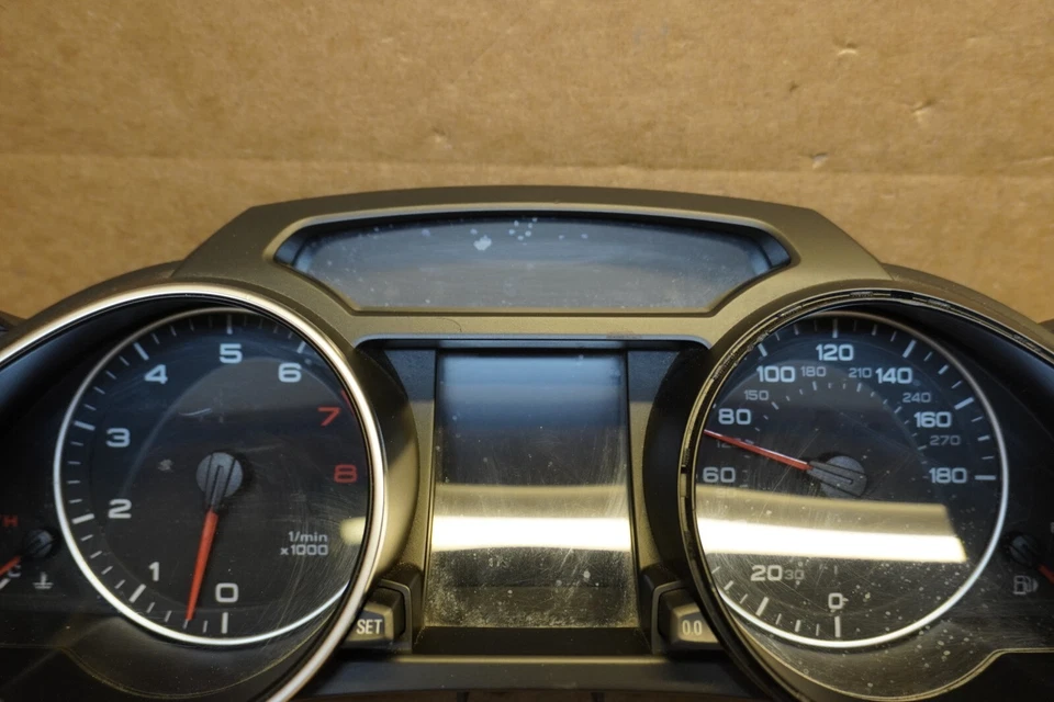 Audi A5 2010 2011 2012 cabezal de instrumentos velocímetro cuadro de indicadores OEM 127.037 mil Foto 2 de 4