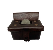 Premium Leather Metal Detecting Finds Pouch