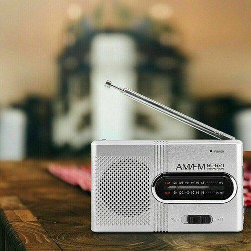 Mini Bolsillo Portátil Viaje AM FM Radio Estéreo Incorporado Alimentado por Batería - Imagen 9 de 12