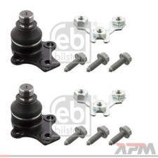 2x Febi 03548 Trag-/Führungsgelenk Vorne für VW Golf III 1H1 Seat Ibiza II 6K1