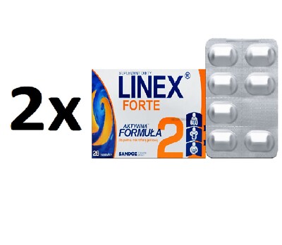 LINEX FORTE 2x28 Kaps. probiotische synbiotic Acidophilus/ Darmmikroflora