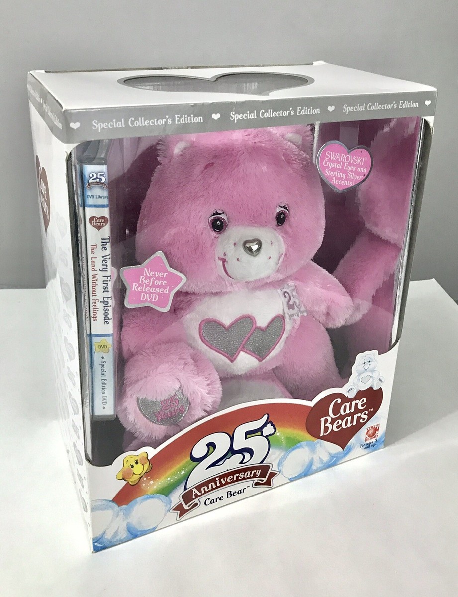 Care Bears LOVE A LOT 25th Anniversary + DVD Pink Plush