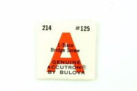 Old Stock Bulova Accutron 214 Setting Wheel Spring Screw Watch Part 123 Old Stock Bulova Accutron 214 Setting Wheel Spring Screw Watch Part 123