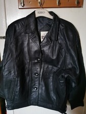 Womens Black Leather Biker Jacket