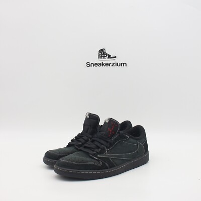 Jordan 1 Retro Low OG SP x Travis Scott Black Phantom DM7866-001 Men's Size 12