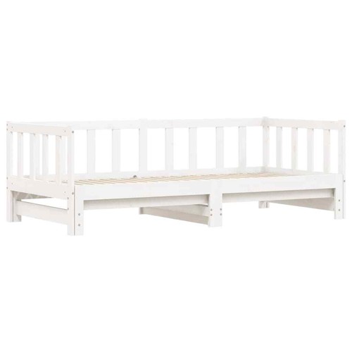 Daybed Sofa Frame for Single Mattress Lounge Bed Couch Futon Trundle Solid Wood - Picture 5 of 11