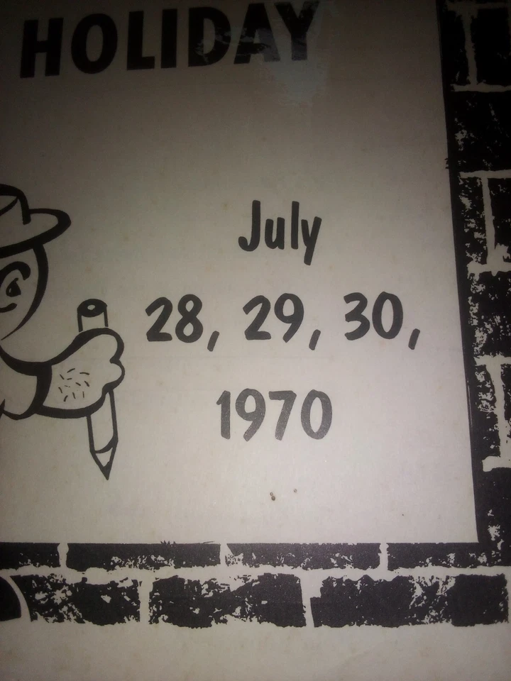 Perfeito estado WFIA raro NWA Funk Graham Wwwf convenção Miami programa de luta livre 1974 WWWF - Imagem 3 de 4