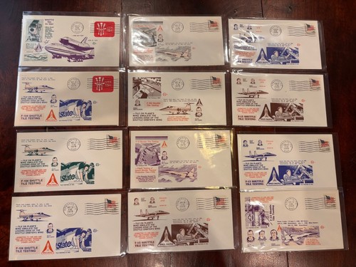 Space Shuttle Tile Tests 34 Covers SPACE VOYAGE 1979-83 Edwards AFB CA !!