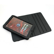Motorola Xoom 2 tablet Android nero 10,1" pelle PU custodia texture rotante 360