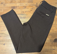 MICHAEL KORS KNIT PONTE PANTS - Women's 4 Brown EUC