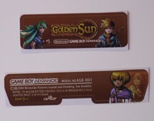 GBA SYSTEM STICKER Game Boy Advance Back Label Decal