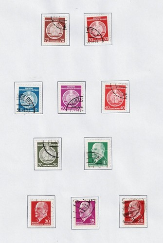 Accumulo di 20 FOGLI CON FRANCOBOLLI Italia Svizzera Germania Rif TM 10 - Picture 4 of 21
