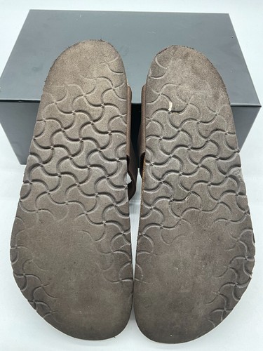 Birkenstock Gizeh Flip Flop Sandals Womens Size 40 EU Brown Leather Slip On - Picture 19 of 19