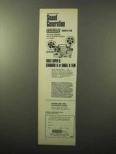1970 Eumig Mark-S-709 Projector Ad - Sound Generation