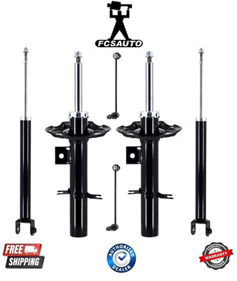 Complete Front & Rear  Strut Assembly with Sway Barfits 19-24 Nissan Altima FWD