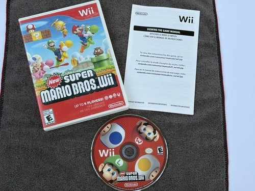 New ListingNintendo New Super Mario Bros. Wii Nintendo Wii Multiplayer Game W/ Insert