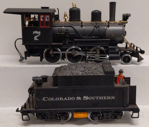 LGB 23191 G Scale Colorado & Southern Mogul Steam Locomotive & Tender EX - Picture 4 of 7