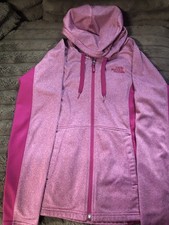 Women's North Face Zip up hooded Track/Jacket with front pockets Size small/P