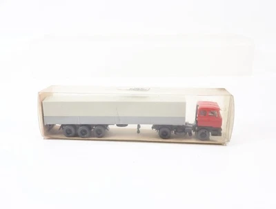 Wiking H0 24555 Modellauto LKW DAF-Turbo Sattelzug Rot/Beige 1:87 - Bild 1 von 2