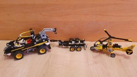 Lego Technic - 8286 - Buggy with Trailer and Heli / 3-in-1 Car - COMPLETE + OBA