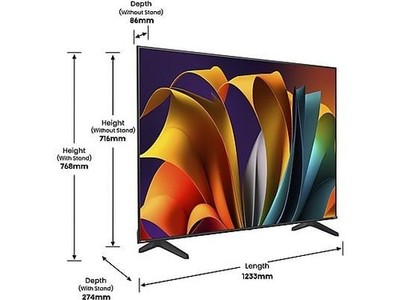 Hisense 55E7KQ QLED Smart TV 139 cm (55 Zoll), 4K, HDR10, HDR10+ decoding, HLG,