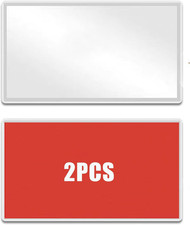 2 Pack Auto Sun Visor Makeup Mirrors, Stainless Steel Car Self-Adhesive Cosm