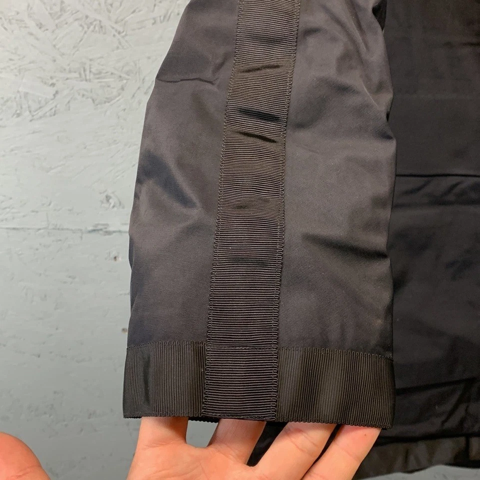 Lululemon Out In The Elements Parka Women’s 4 Black Hooded Long Jacket Coat - Image 4 of 4