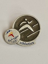 Sydney 2000 Olympics Athletics Australian Pewter Pin Badge Collectable